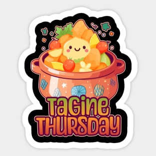 Tagine Tuesday Foodie Design Sticker